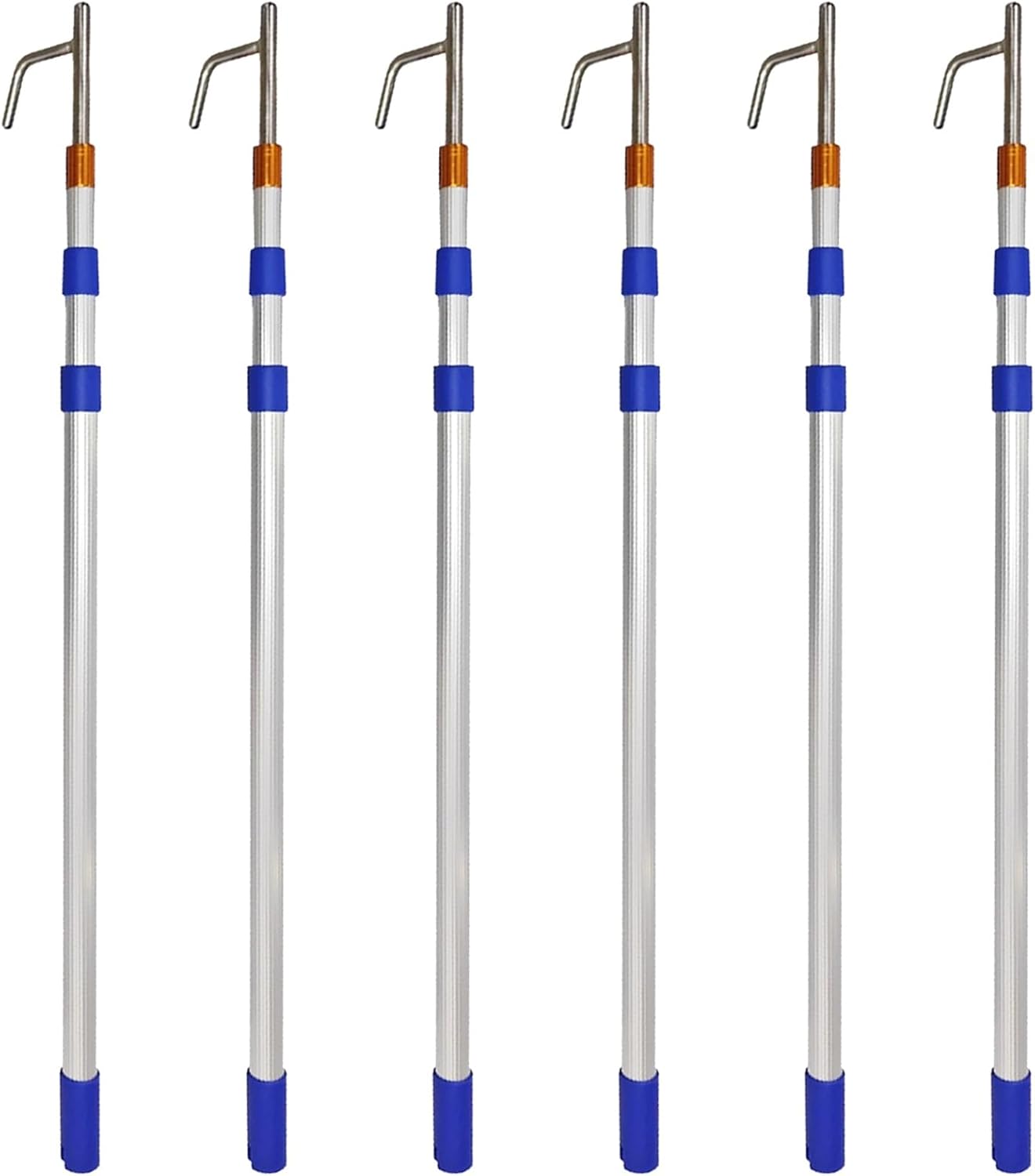 Telescopic Boat Hook for Docking and Rescue, Lightweight and Portable Accessory for Easy Maneuvering and Safety