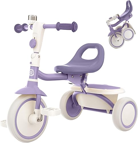 Miniatura 20 de besrey Triciclo para niños pequeños con campana, triciclo para niños de 18 meses a 5 años, triciclo para niños, bicicleta para niños de 1.5 a 5