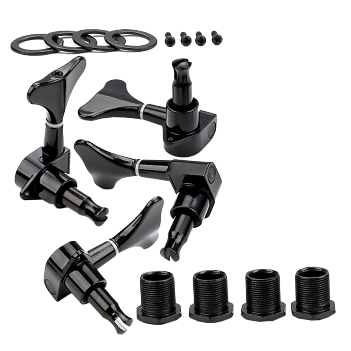 CIMAXIC Bass Tuning Key Pegs 4 Pack Classical Bass Tuners Metal Tuning Pegs Accessories Musical Instrument