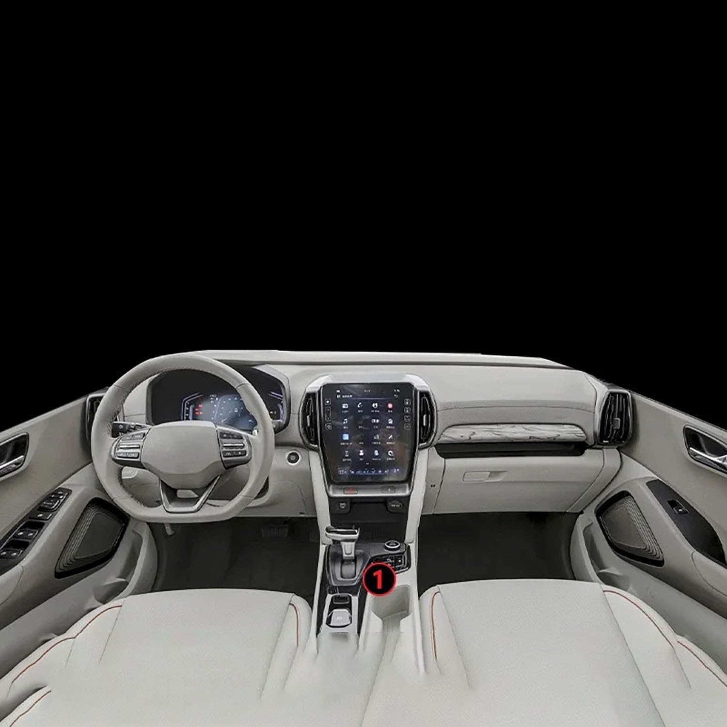 Film transparent pour Hyundai ix35 protégeant l'écran des voyages