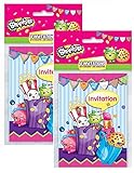 Shopkins Invitations Pack (16)