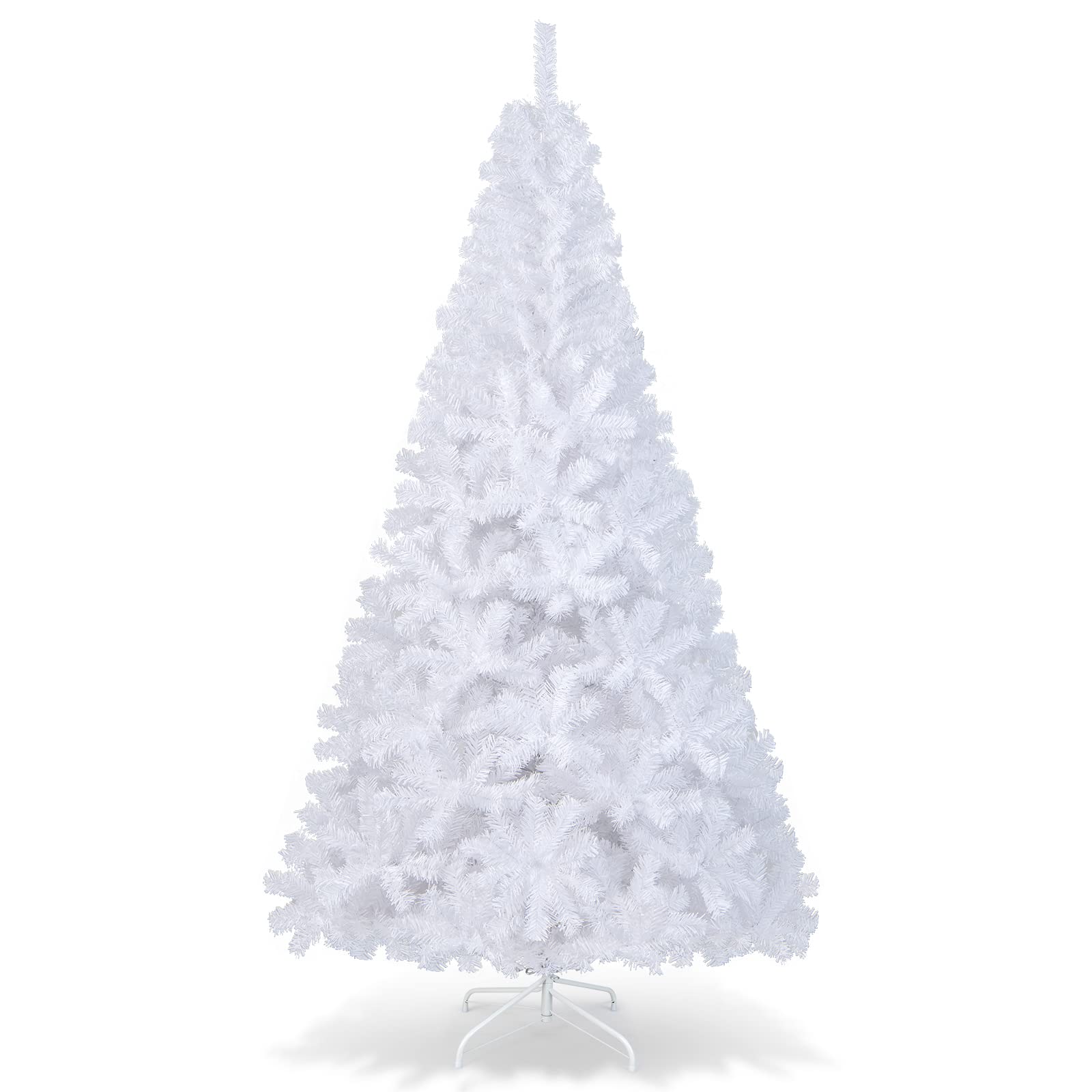 WHAT WE WANT _ 木製Xmas tree Costway 8 ft. Pre-Lit PVC Hinged Artificial Christmas Tree