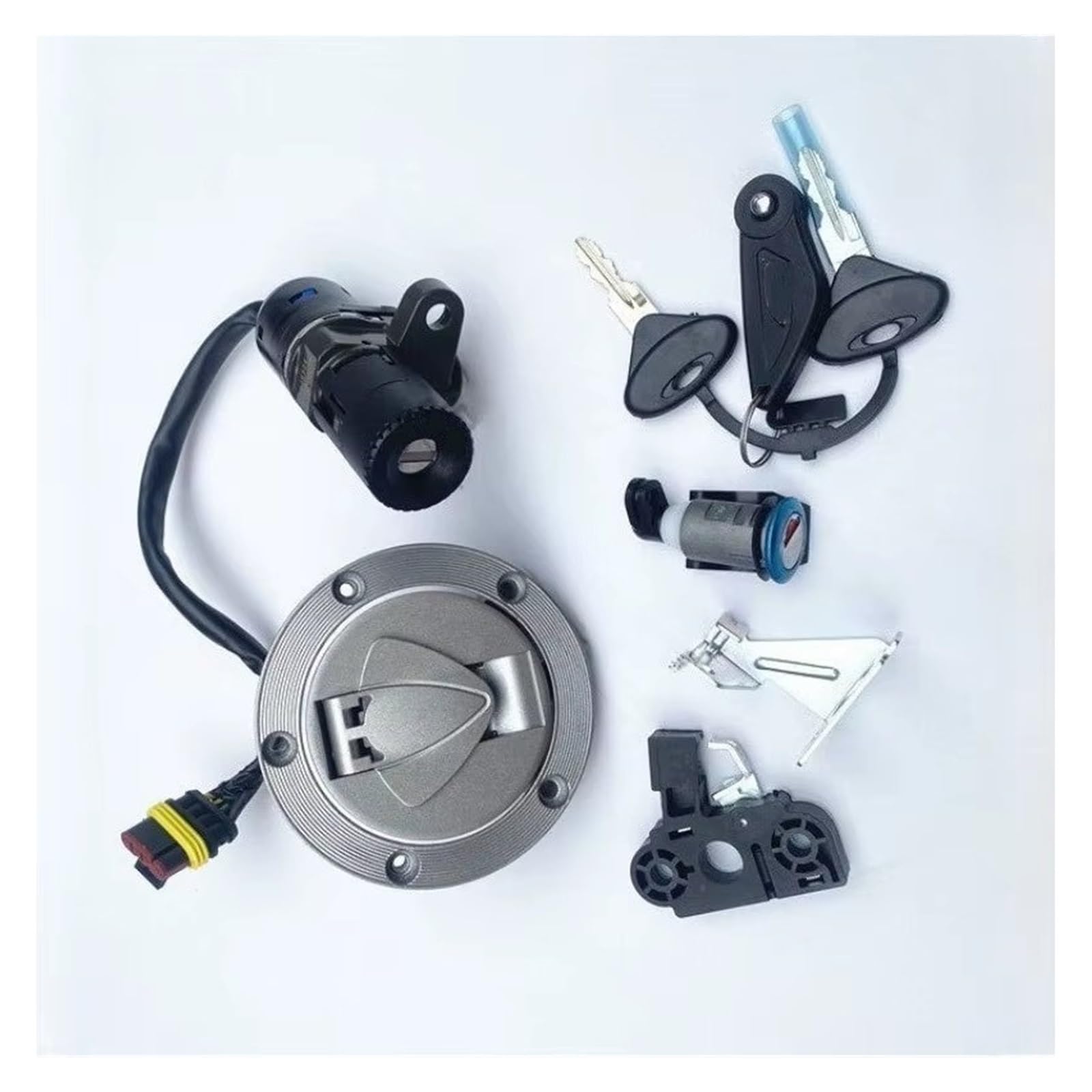 Cerradura De Encendido para 502c Interruptor Encendido Tapa Gas | Interruptor encendido motocicleta tapa bloqueo asiento tapa tanque combustible juego llaves Kit