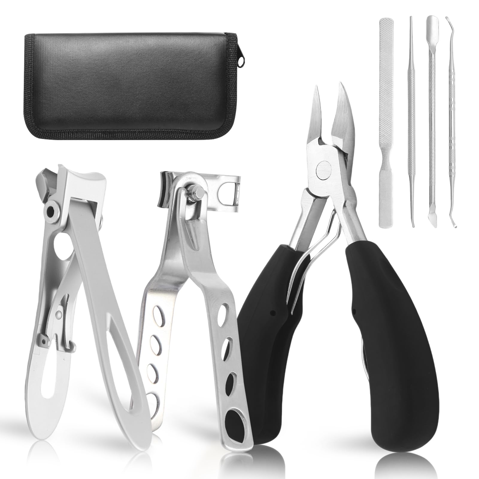 Complete Foot Care Set - Eagle Beak Nail Clippers - Wide Jaw Clippers