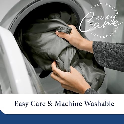 Miniatura 7 de Cosy House Collection Juego de sábanas de 100 % viscosa de bambú, rayón de lujo derivado del bambú, juego de ropa de cama refrescante, transpirable,