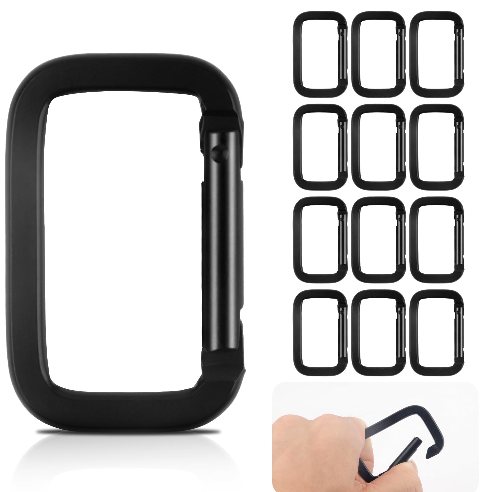 12 PCS Carabiner 1.18
