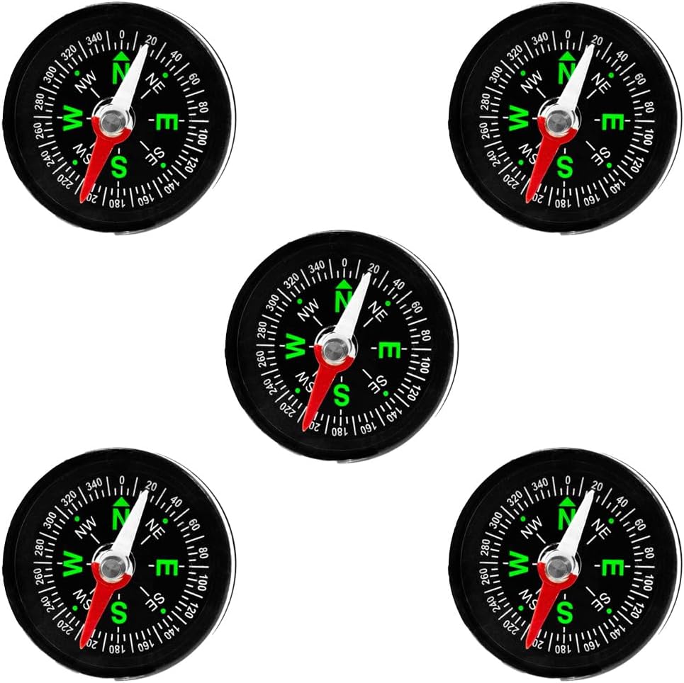 Skywalker Pocket Sized Economy Compass (1-1/4″), Pack of 5