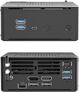 WEIDIAN Powerful Mini PC, Windows 11 Pro Core i9-10880H(up to 5.1GHz) 64GB DDR4 1TB NVMe SSD 2TB HDD, 4K@60hz HDMI, DP, Mini Computer Gaming Office WiFi 6, BT5.2, Type-C, USB 3.0, Gigabit Ethernet