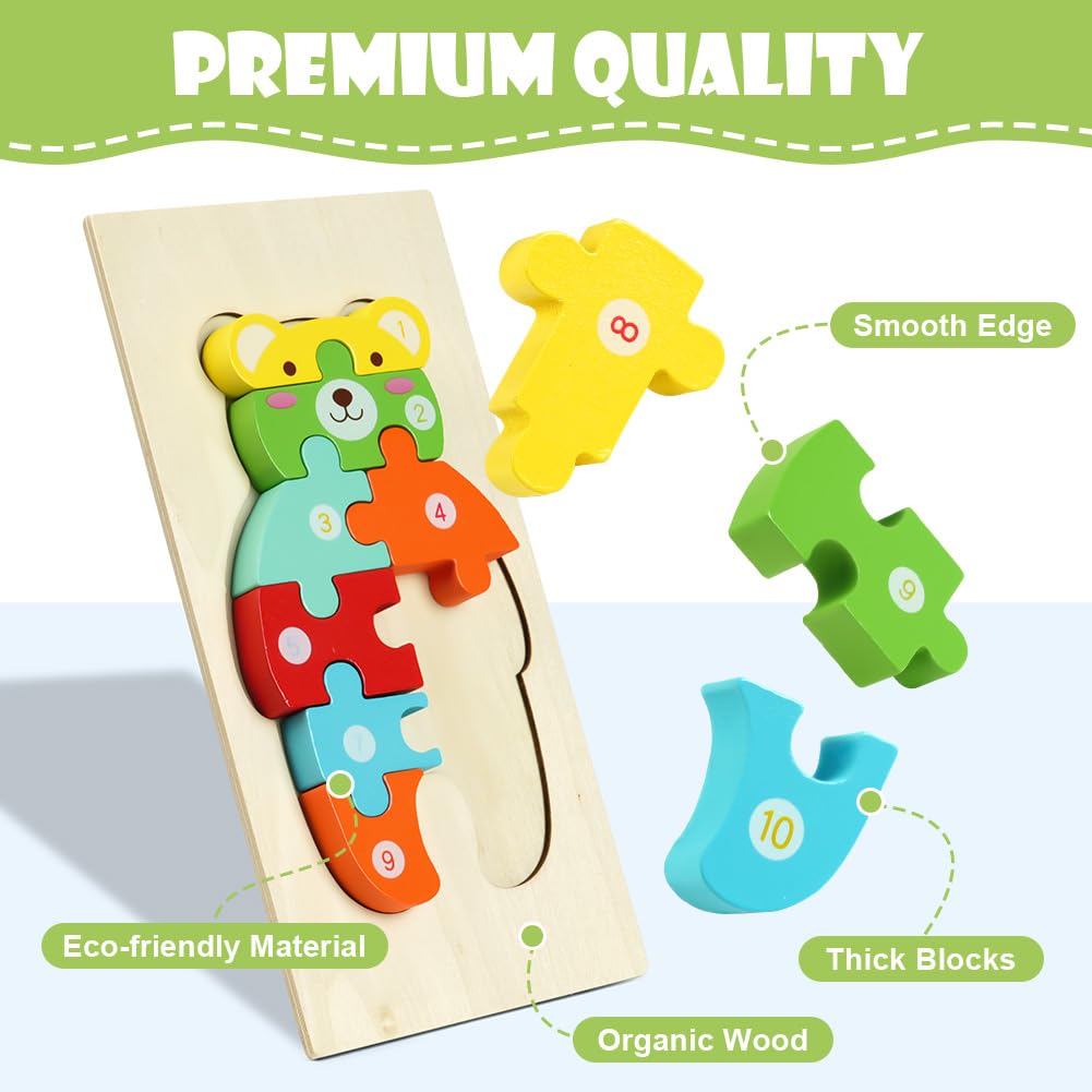 26PCS 3D Animal Puzzle Toy With English Alphabet For Kids And Children - View #7