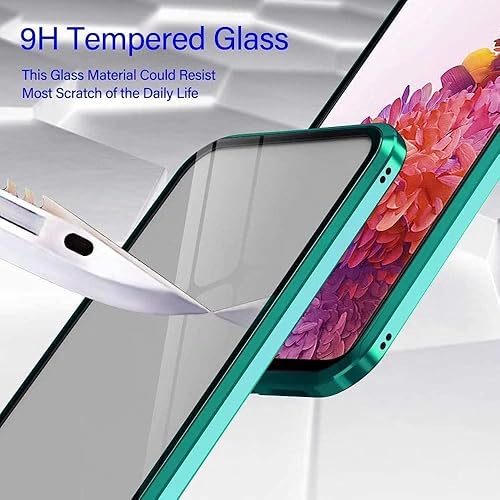 Miniatura 2 de Funda magnética para Samsung Galaxy Note 10 Plus, protección completa de 360, parachoques de metal con parte delantera y trasera, cubierta