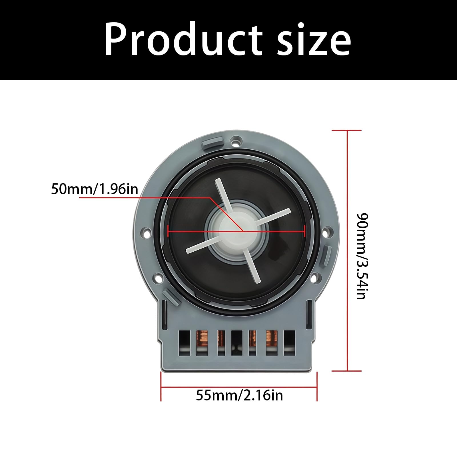 S3006 Silnik pompy spustowej pralki do zadań zamiennych