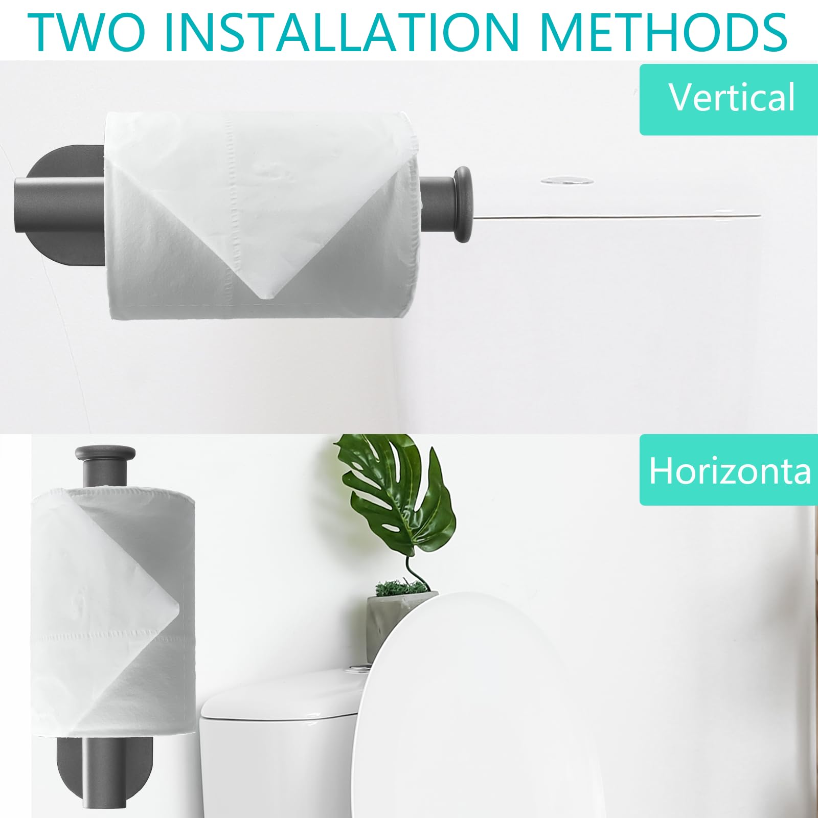 Toilettenpapierhalter Selbstklebend – Edelstahl Ohne Bohren Für Bad & Küche