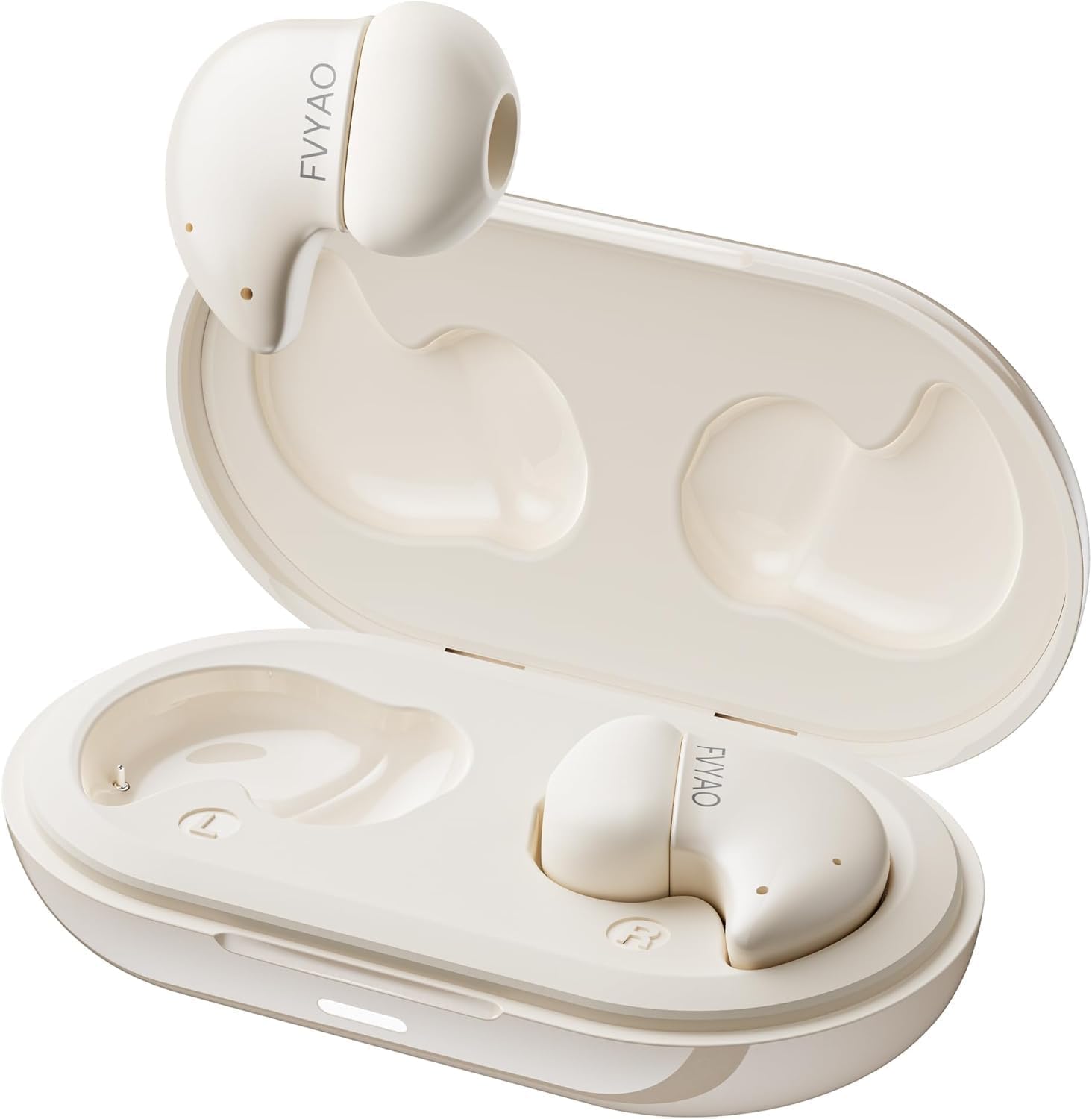 Sleep Earbuds Bluetooth in Ear Light-Weight Headphones Mini Invisible Earplugs Small Design for Side Sleepers 24H Playtime with