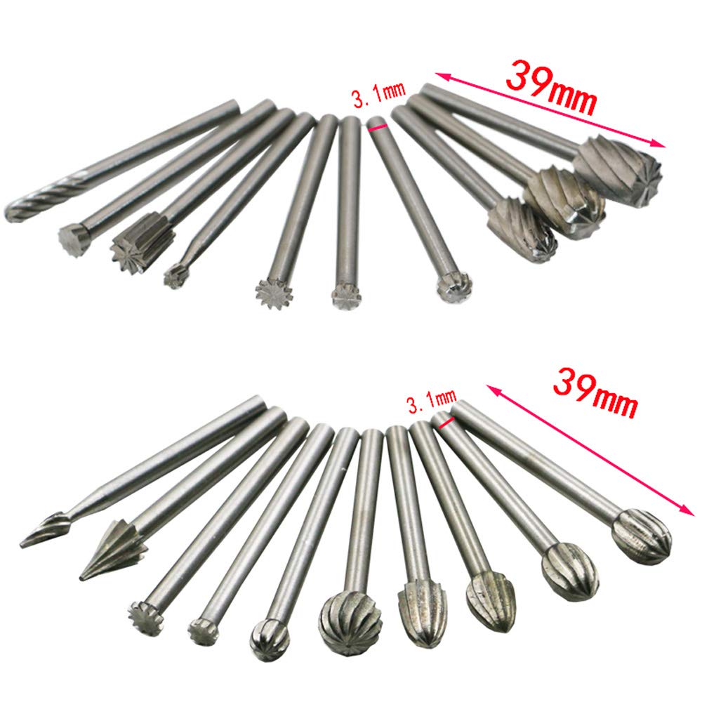 20Pcs Wood Carving Drill Bit Set - Image 3
