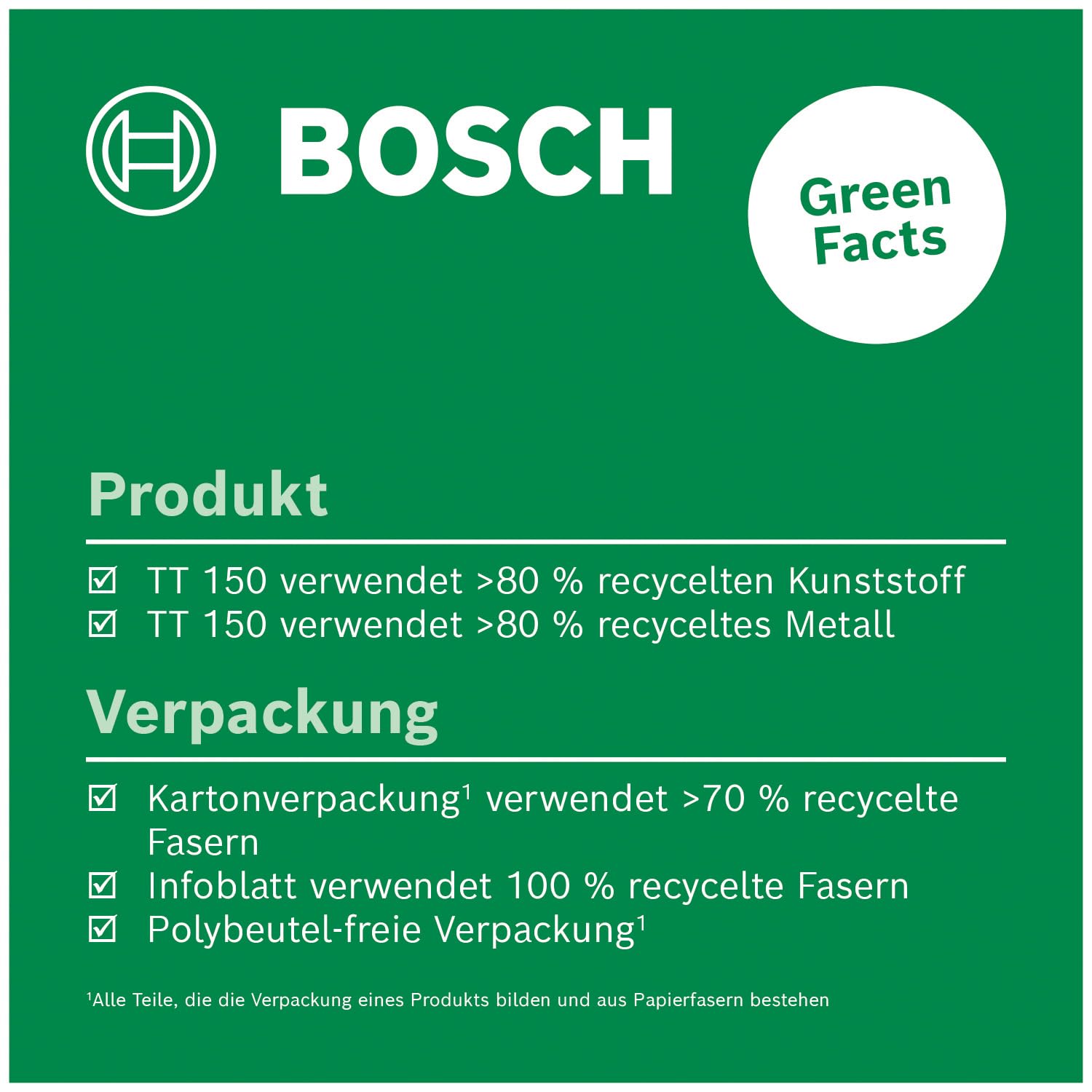 Bosch Premium-Stativ TT 150 (höhenverstellbar von 55-157 cm für schnelle und flexible Positionierung von Kreuzlinienlasern, im Karton)
