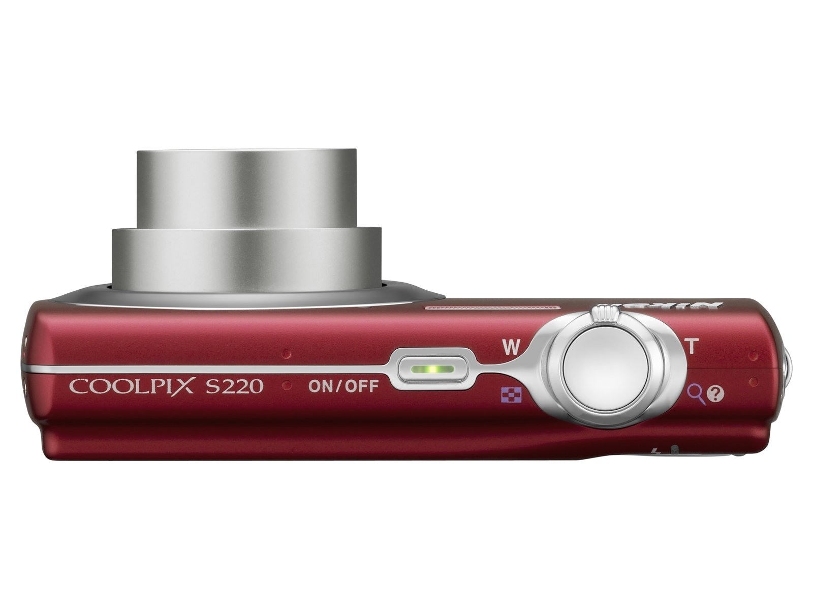 Nikon Coolpix S220 Dijital Fotoğraf Makinesi (10 Megapiksel, 3 Kat