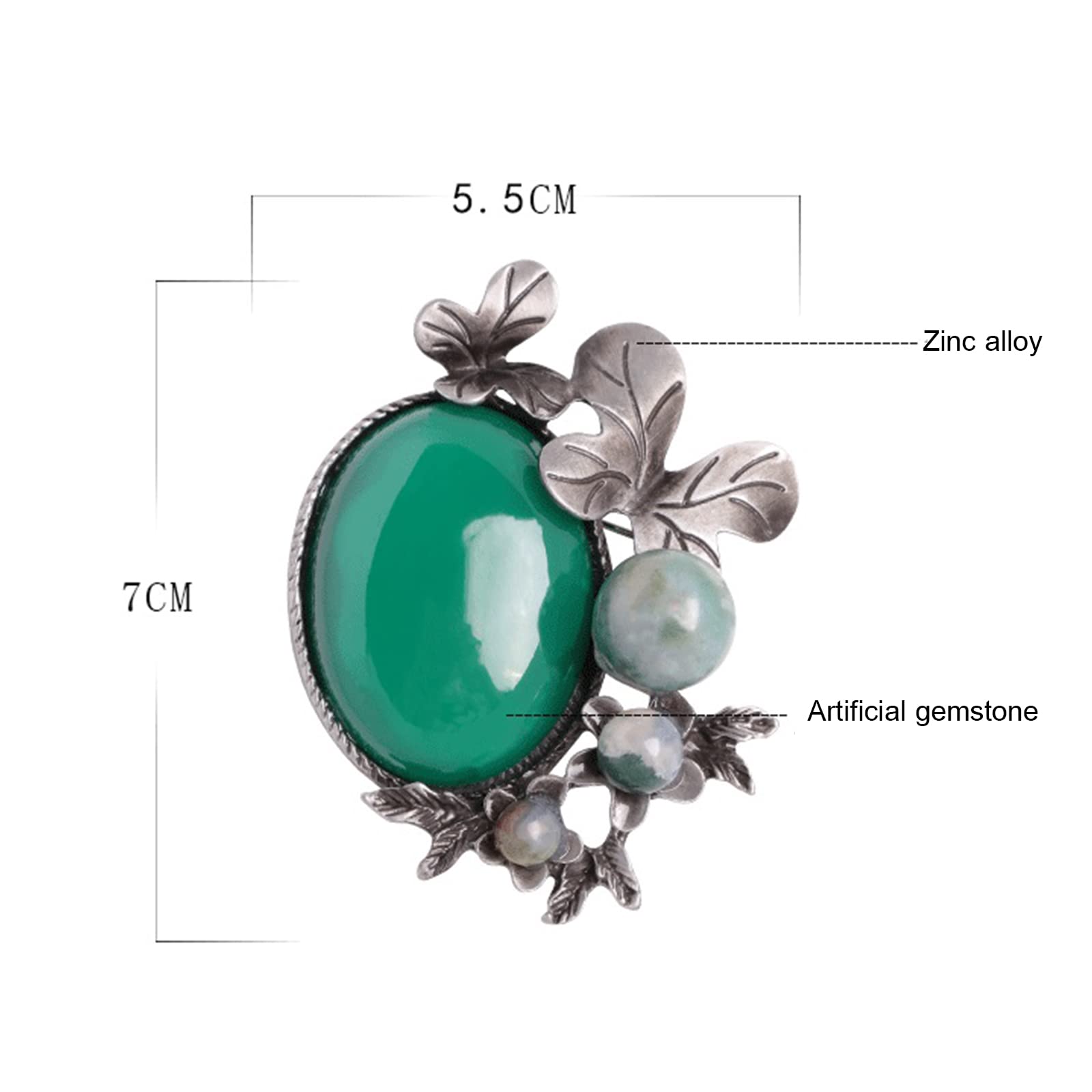 Broche argent | Quartz fumé et marcassites | Élégance intemporelle Broche argent | Quartz fumé et marcassites | Élégance intemporelle