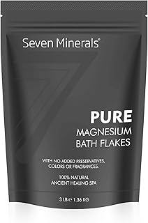 Seven Minerals Organic Magnesium Bath Flakes - 3lb