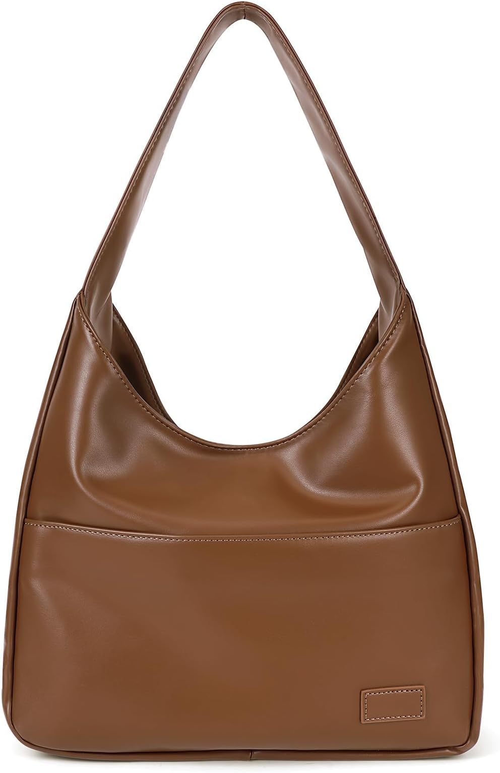 TERRIFI Faux Leather Tote Bag for Women - Stylish Shoulder College Tote, Leather Hobo Handbag, Ideal Work Tote Bag Purse