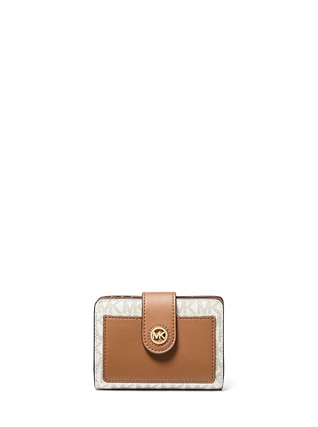 Michael Kors MK Charm Small Tab Compact Pocket Wallet