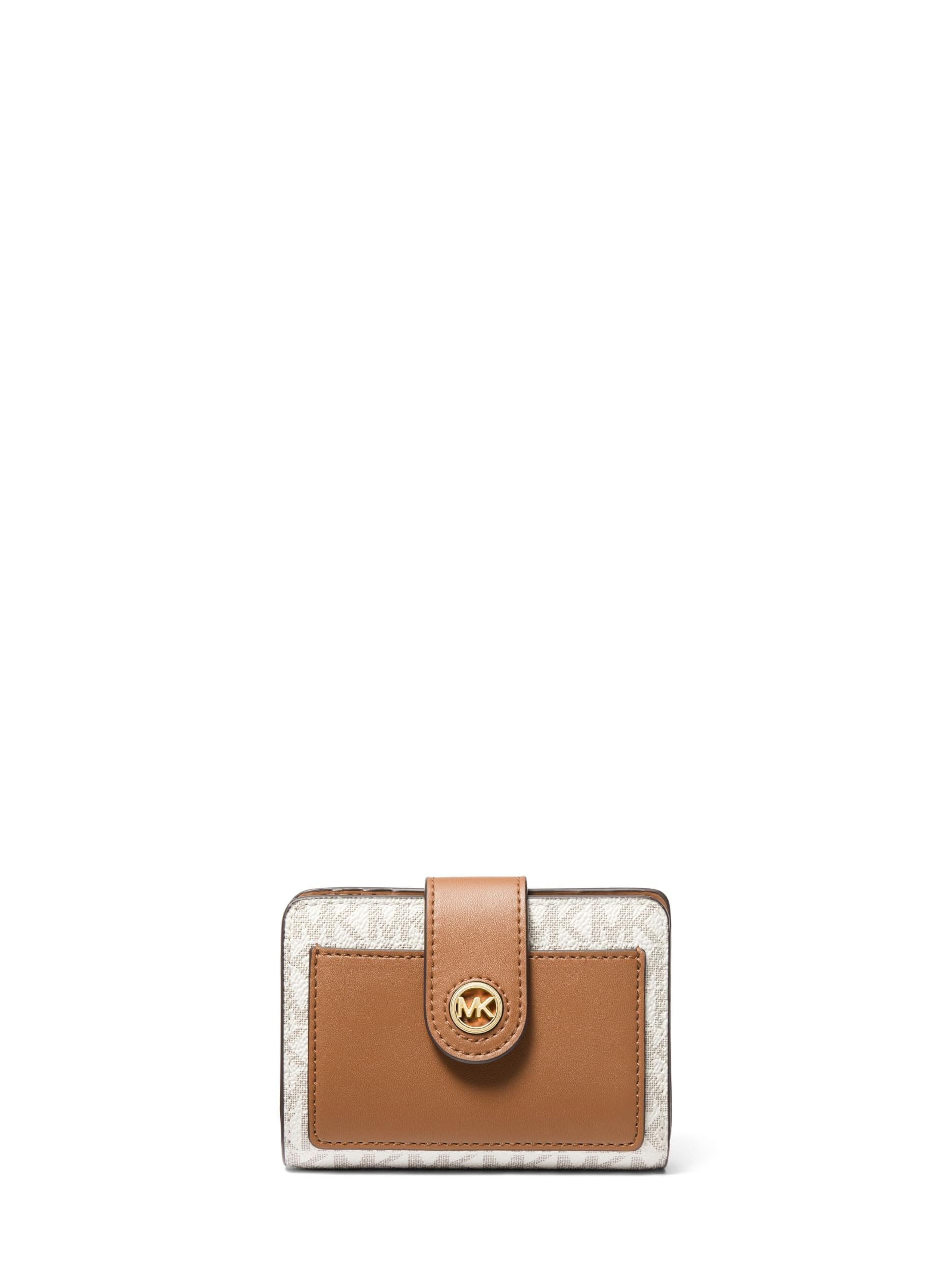 Michael Kors Women's Mk Charm Small Tab Compact Pocket Wallet