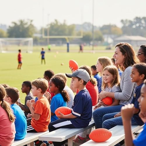 Miniatura 2 de Fun Express - Red School Spirit Foam Football - Juguetes - Pelotas - Kick Balls - 12 Piezas