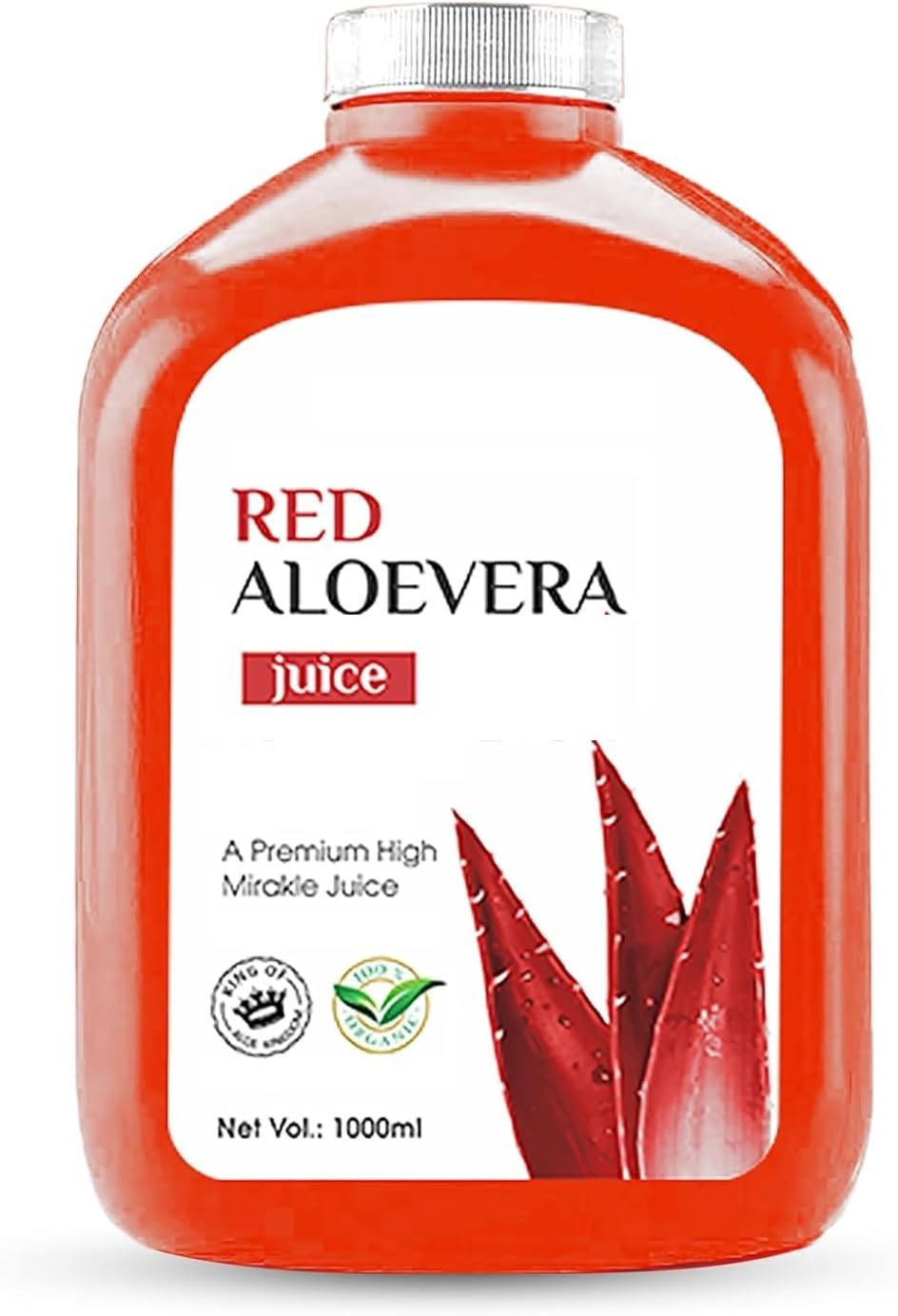 - proveda nutricio wellness Red Aloevera Juice with Ashwagandha and Honey, 1000 ml, Pack of 1, a primium high mirakle juice