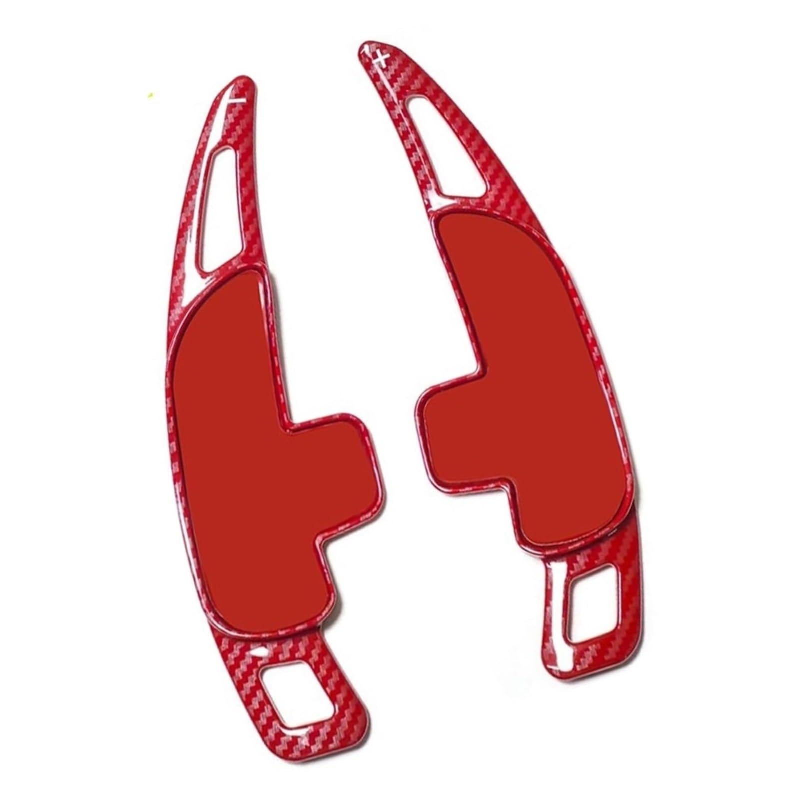 Levas de cambio en el volante for Mercedes Benz AMG A35 A45 C43 C63 E63 S63 S65 CLA 35 45 63 G63 GLA GLC GLB GLE(Red Pattern)
