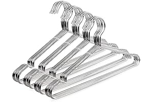 TIMMY Wire Hangers 40 Pack Ultra Thin Strong Metal Coat Hanger Clothes 16.5 Inch