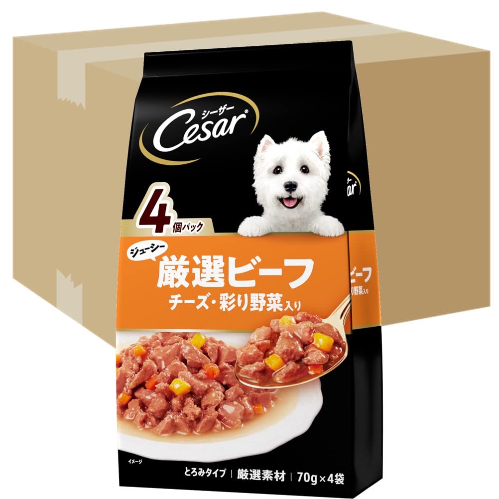 Amazon.co.jp: シーザー パウチ 成犬用 70g×144袋(4袋入り×36パック