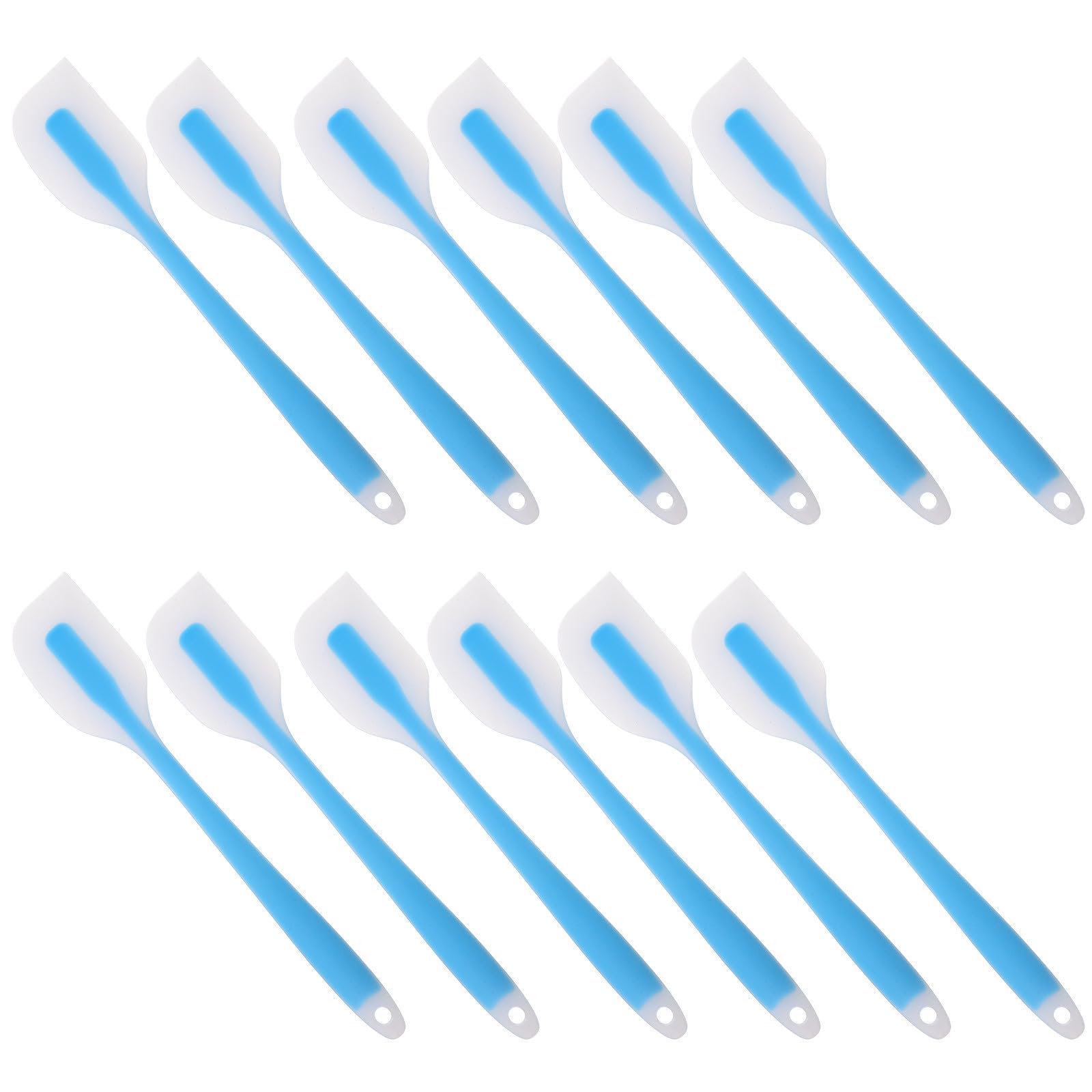 GLEAVI 20 Piezas Espátula para Hornear de Silicona sin Costuras Resistente al Calor, Antiadherente y Flexible, Adecuado para Mezclar y Preparar Pasteles Fácil Control de Consistencia