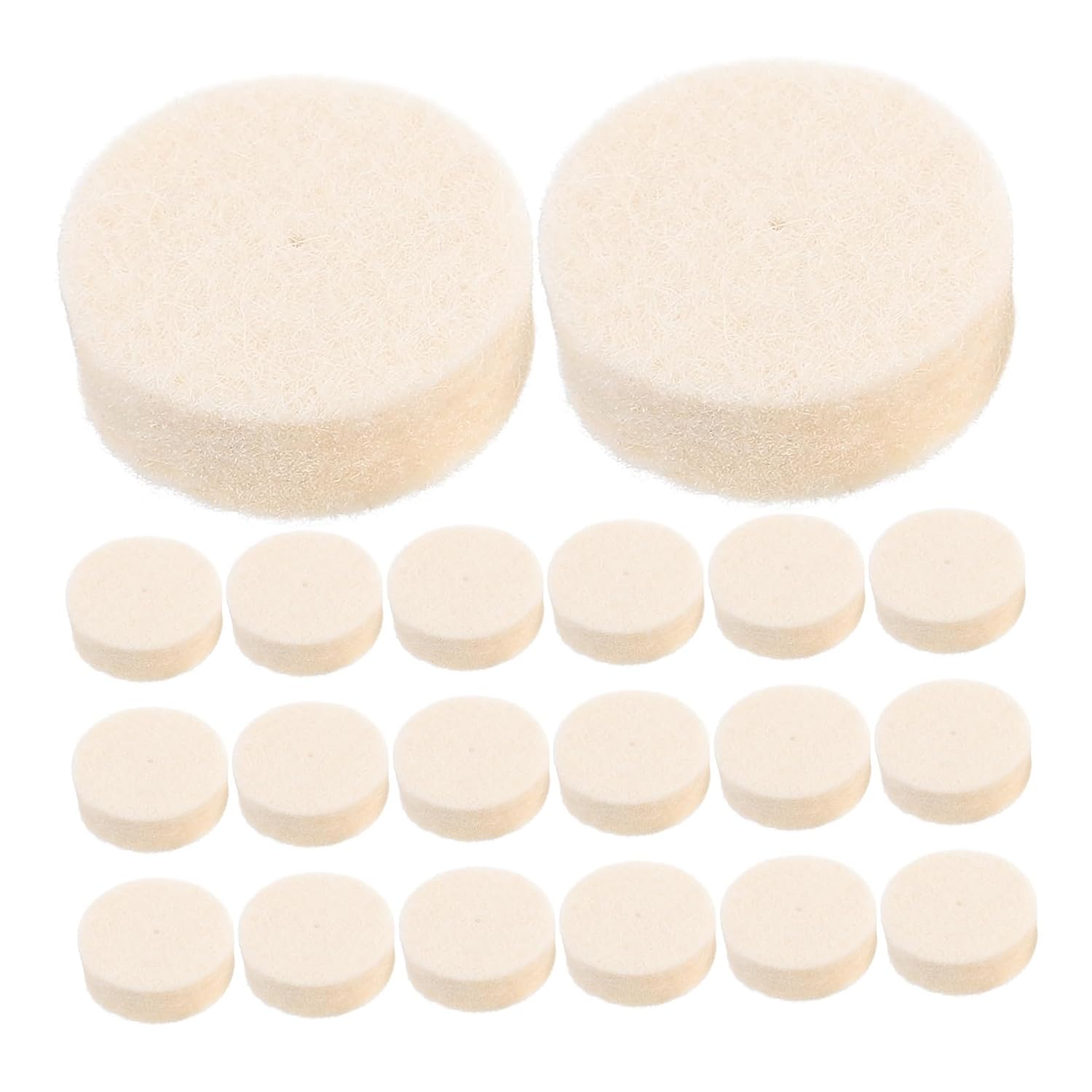 Zerodeko 200pcs Wool Buffing Wheel Polishing Jewelry Polishing Kit for Efficient Grinding Jewelry and Wear-Resistant