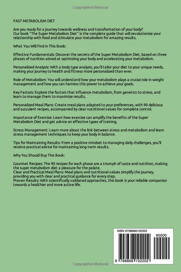 Fast Metabolism Diet: Awaken Your Metabolism: The Complete Method for Your New Lifestyle - Image 2