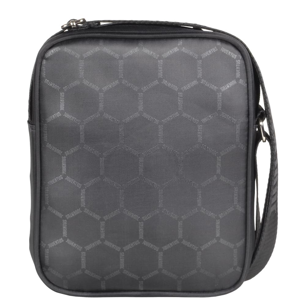 Borsello con logo JUVE Stampato 50% NY 50% PVC Prodotto Ufficiale JUVENTUS 133414 NERO