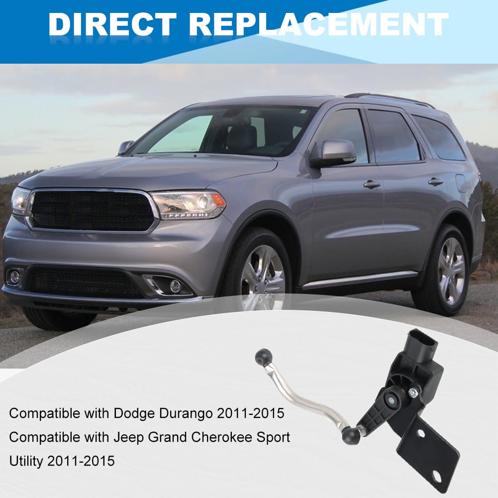 JDMON Suspension Ride Height Level Sensor Compatible with Dodge Durango Jeep Grand Cherokee 2011-2015, Replacement for 68164092AA 68164092AB 56029517AA