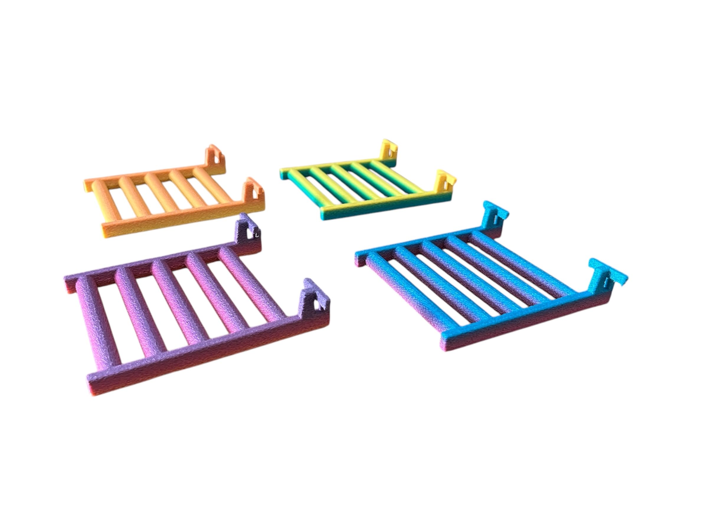 Budgie Landing Platform Small Bird Toy Perch Multicoloured FREE P&P x1