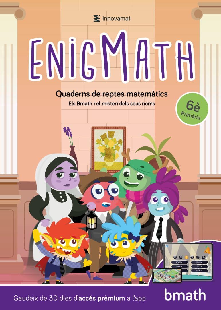 Innovamat - Enigmath 6è de primària - Quadern de reptes matemàtics (Col·lecció Enigmath)