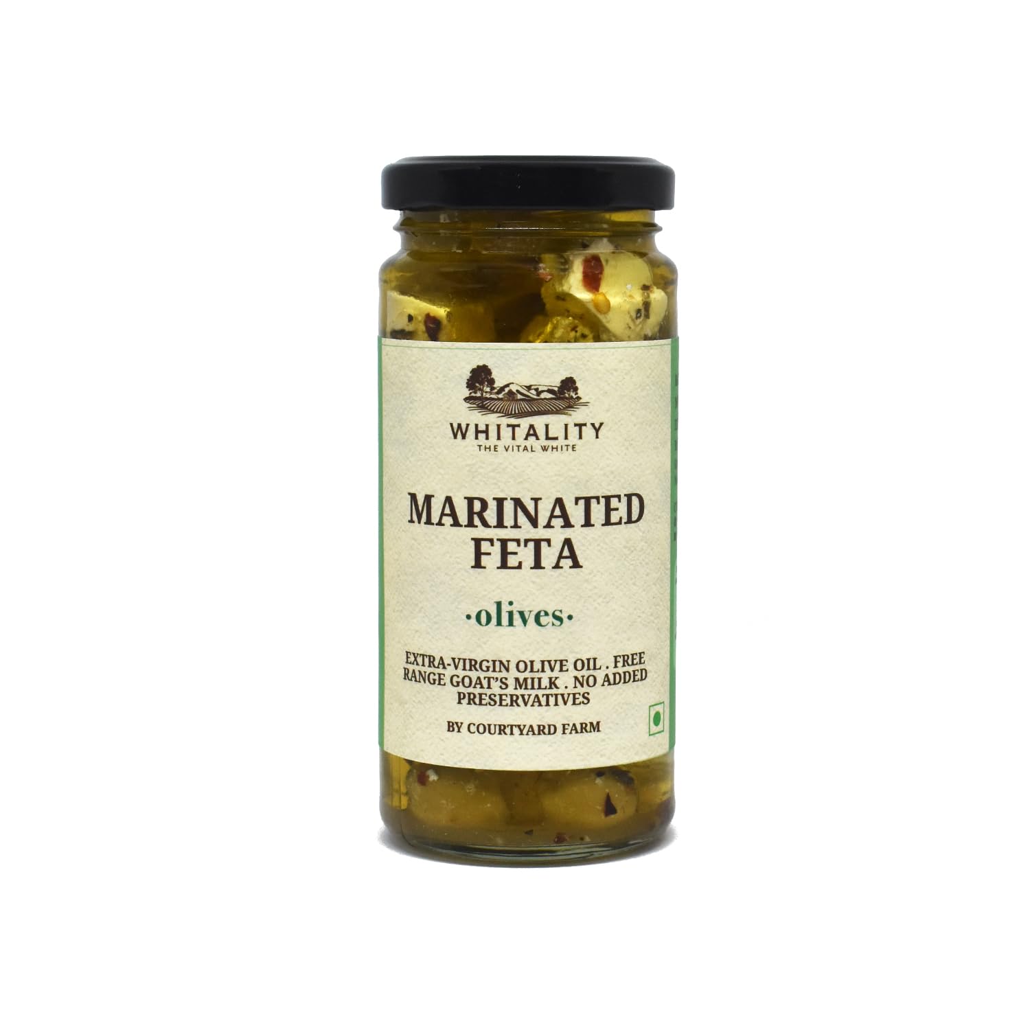 Courtyard Marinated Feta Dressing I Ready to Use I Goat Milk Feta + Pitted Olives + Organic Extra Virgin Olive Oil + Oregano and Herbs I No preservatives I Glass Packging 230gms (B08R413ZCH) Amazon Price History, Amazon Price Tracker