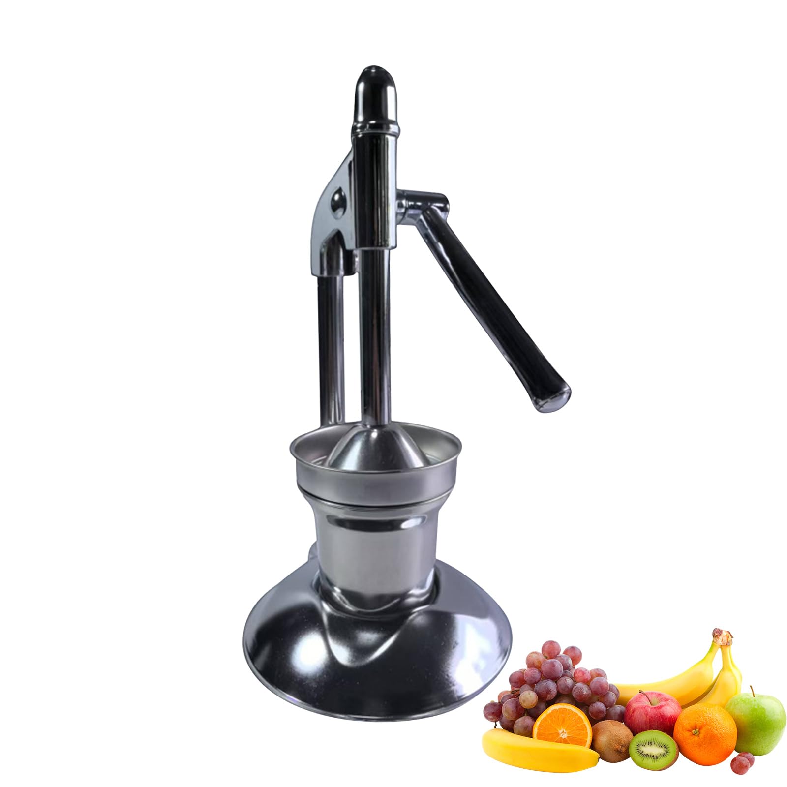 Jazuaiao Strong 304 Rustless Manual Lemon Presser Hand Press Fruit Presser for Puree Complimentary Liquid Easy Neat Kitchen Tool Manual Lemon Press Rustless