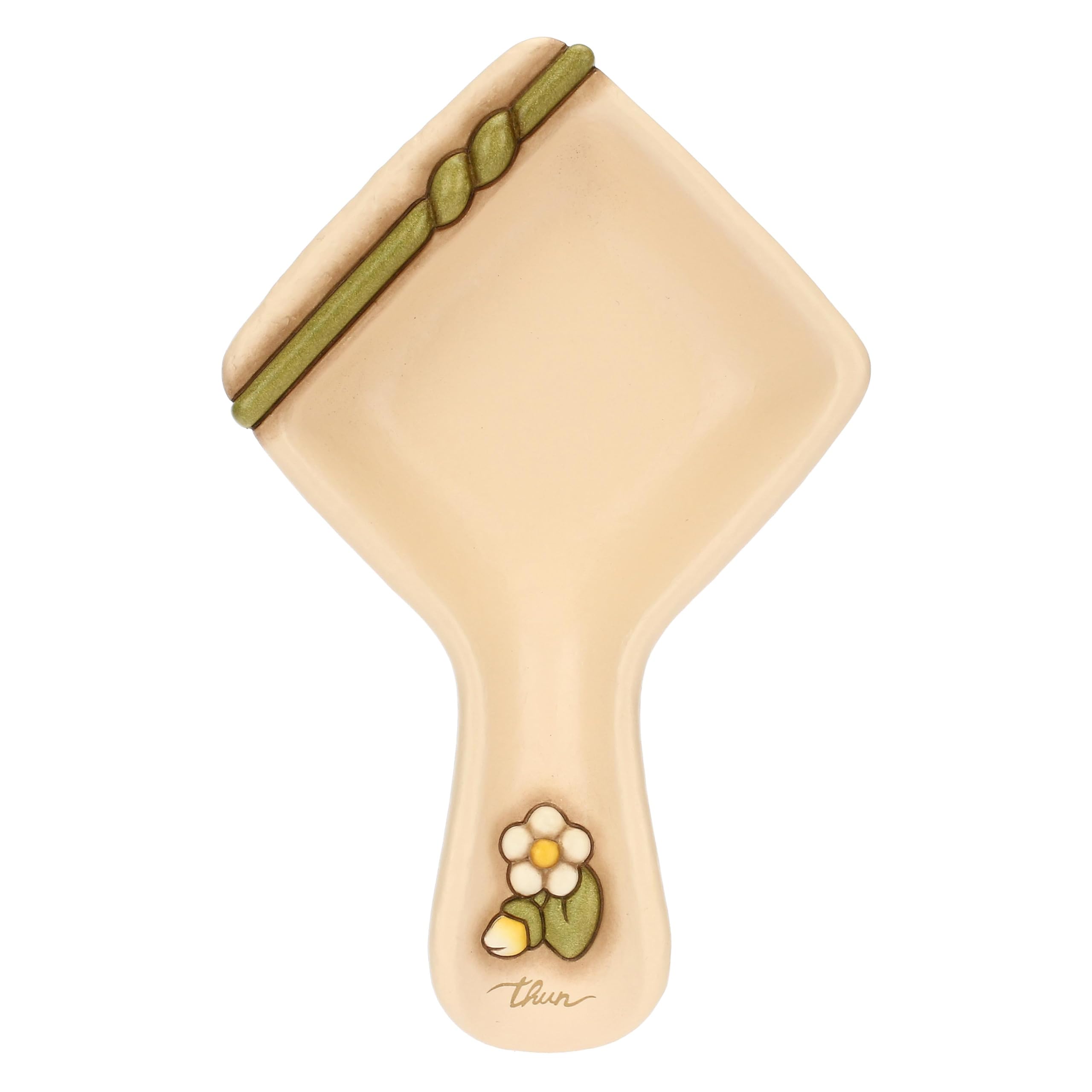 Thun - Spoon Rest - Ceramic - Country Bloom Collection - 13.2 x 20.3 x 3.5 cm