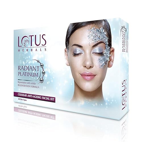Lotus Herbal Radiant Platinum Cellular Anti-Aging 4 Kit Facial