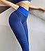 FCCRDS Yoga Pants Butt Leggings High Waisted Stretch Yoga Pants Honeycomb Dance Workout Scrunch Butt Lift Leggings for Women TikTok Butt Leggings(Blue,L)