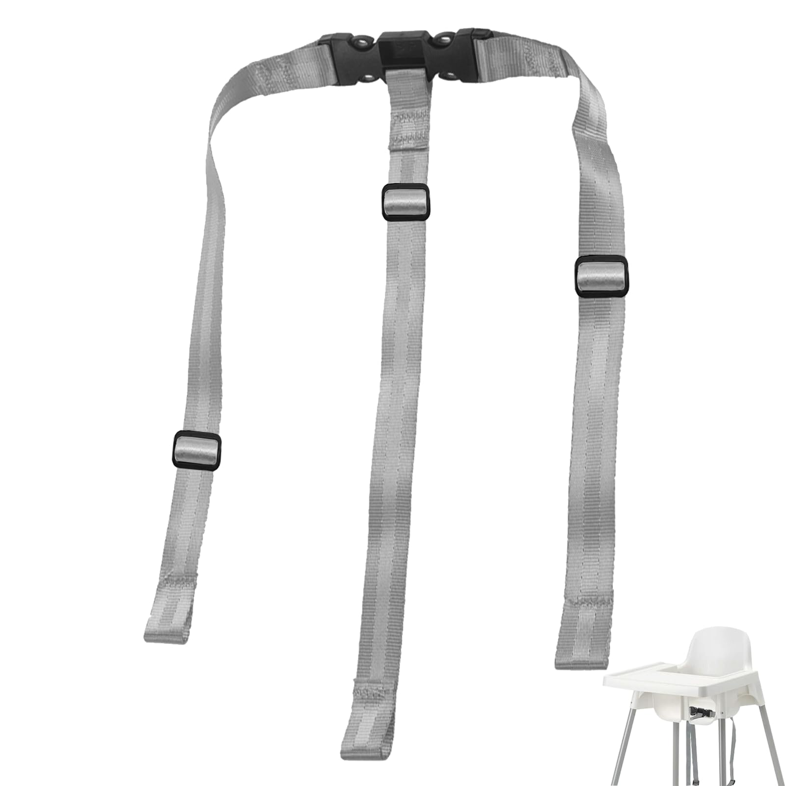 High Chair Straps, High Chair Harness Compatible with IKEA, Harness Safety Belt, Adjustable Baby Kid Safe Belt