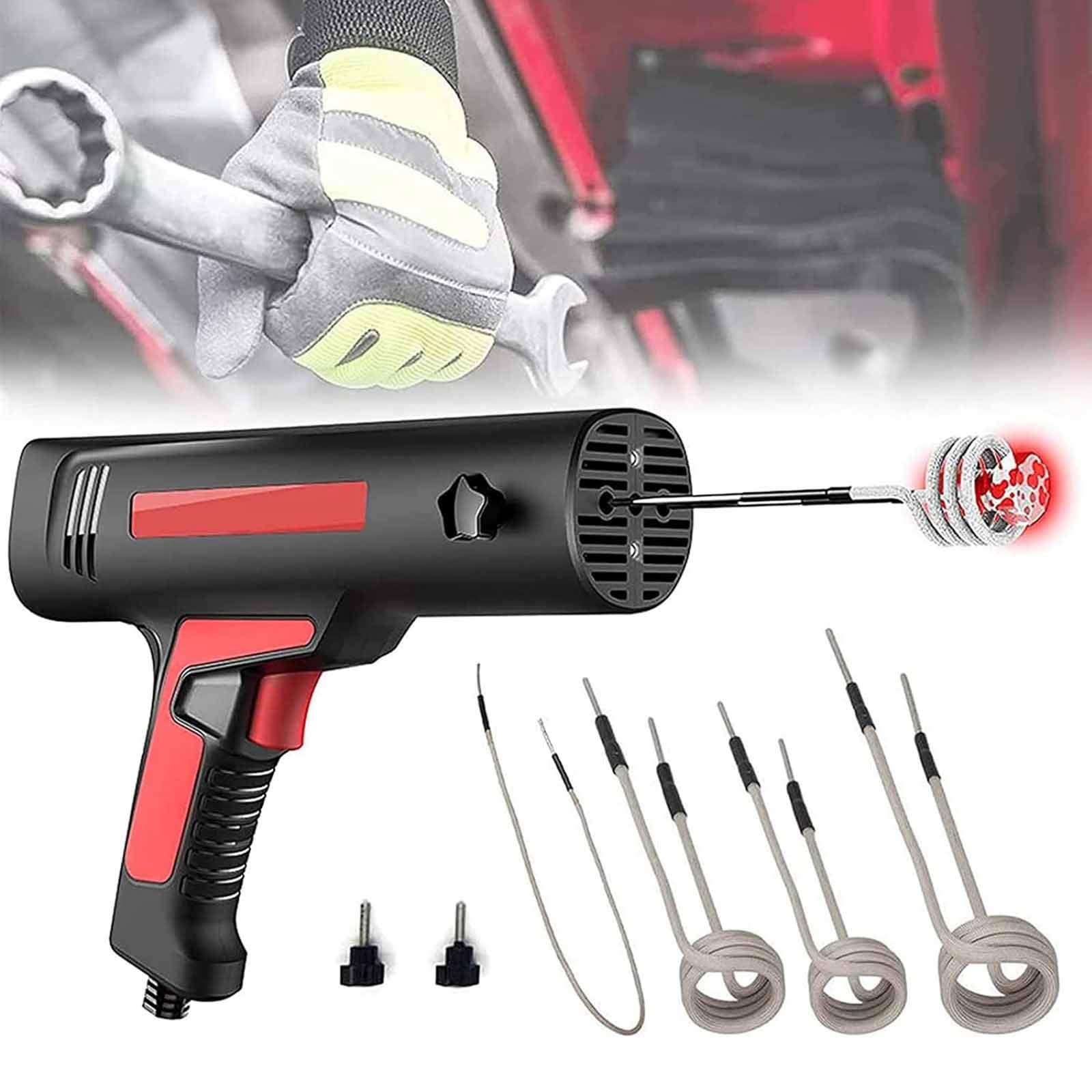 Kit de Calentador por inducción magnética de 1000 W con 3 bobinas para Eliminar el óxido en Coches y Barcos.