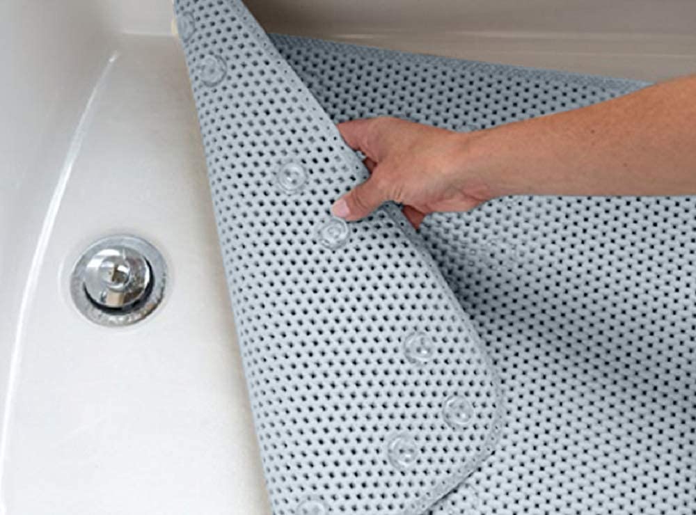 Snapklik.com : Deluxe Bathtub Mat Non Slip, Soft Foam Bath Mats For Bathroom Tub, Bathtub Mat