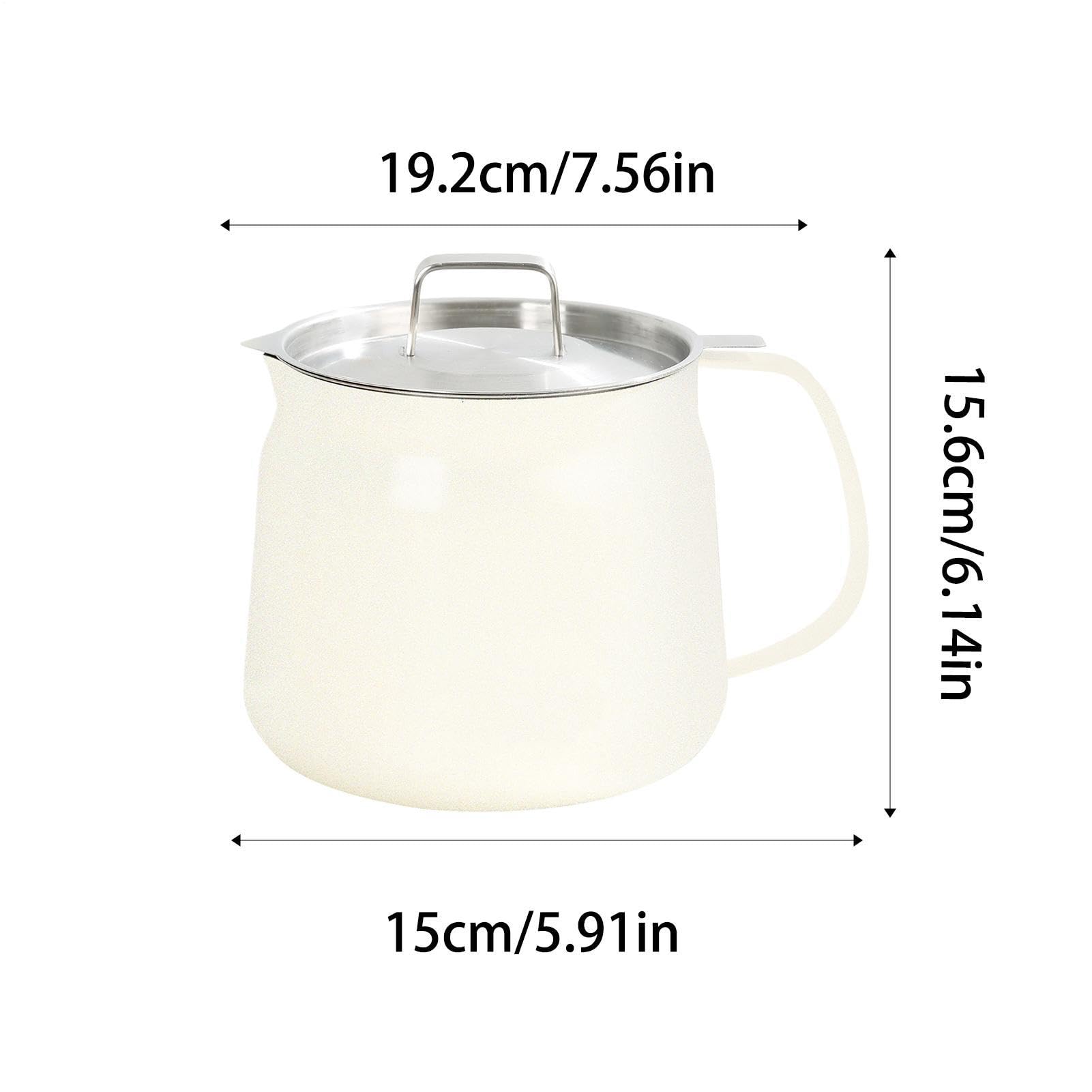 Vaso Per Grasso Da Cucina Barattolo Filtro Riutilizzabile 1,8 L Con