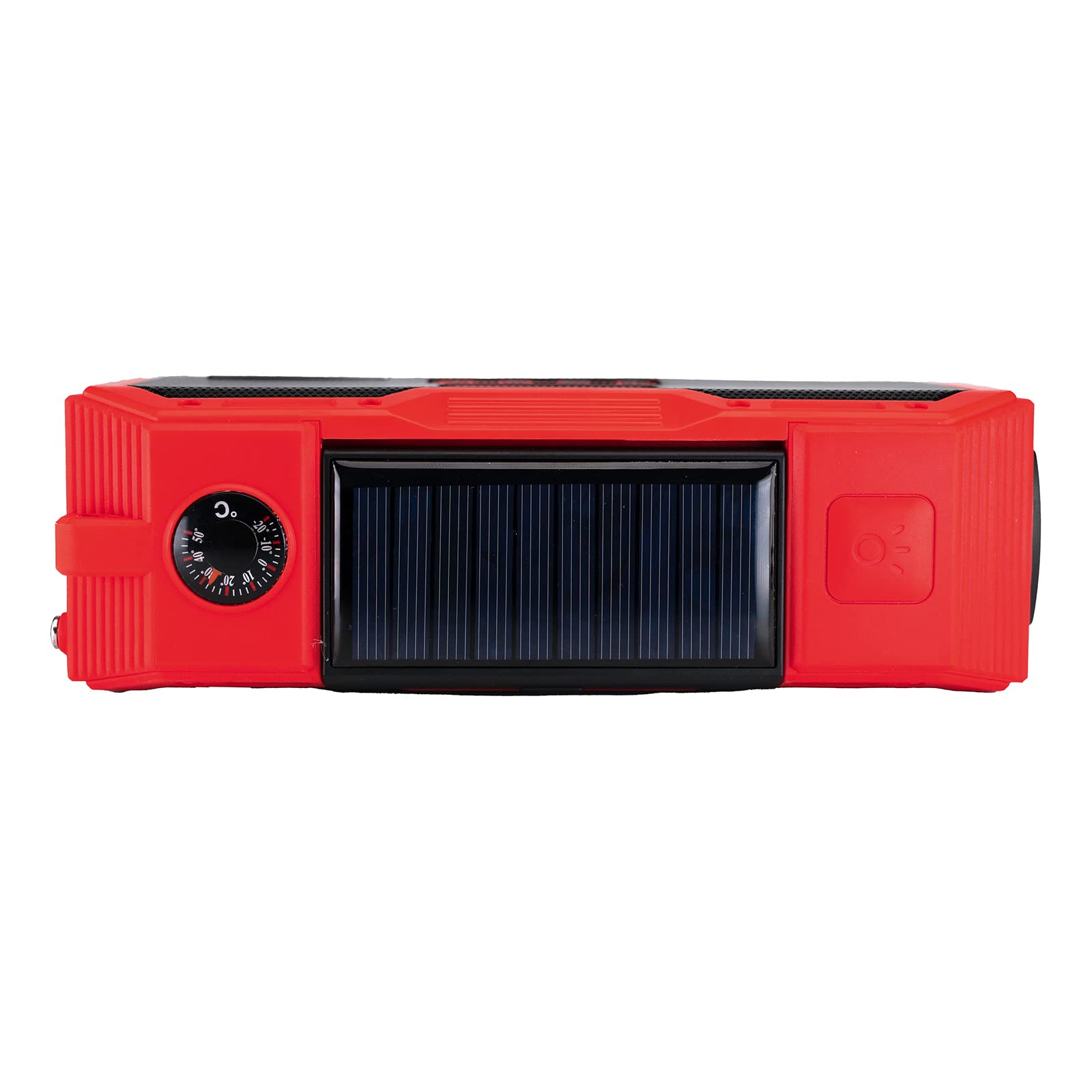 Albrecht DR 112, tragbares DAB+/UKW Outdoor Kurbelradio, 27911, SOS-Notruf, Taschenlampe, Solarmodul, PowerBank, IPX5 Wasserschutz