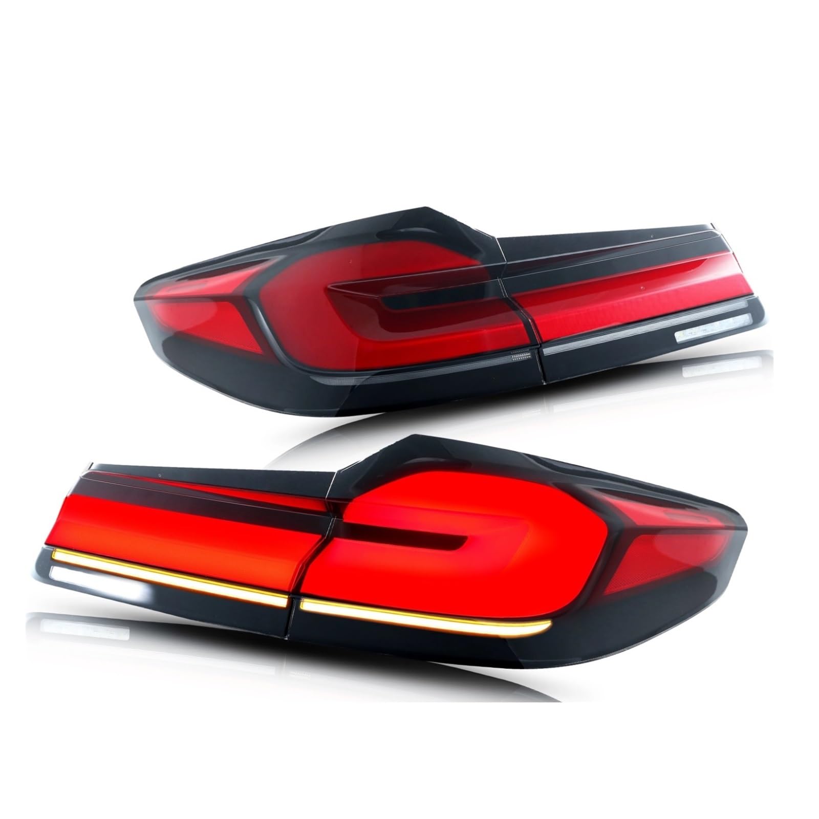 Piloto Trasero Kit Para BMW G30 5-Series F90 Para M5 5er 2017-2020 Señal Giro Secuencial E-mark Conjunto Lámparas Traseras No Compatibles Con Luces LED LCI G31