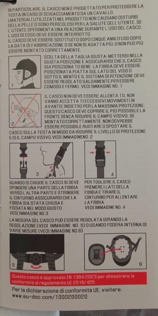 Cap Saturno equitazione Nero M (55/57)