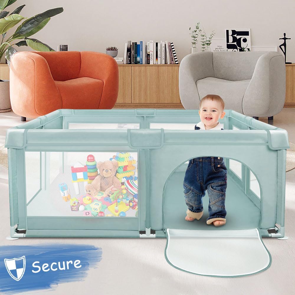 Box robusto per bambini, con 50 palline, box e stalle con rete traspirante